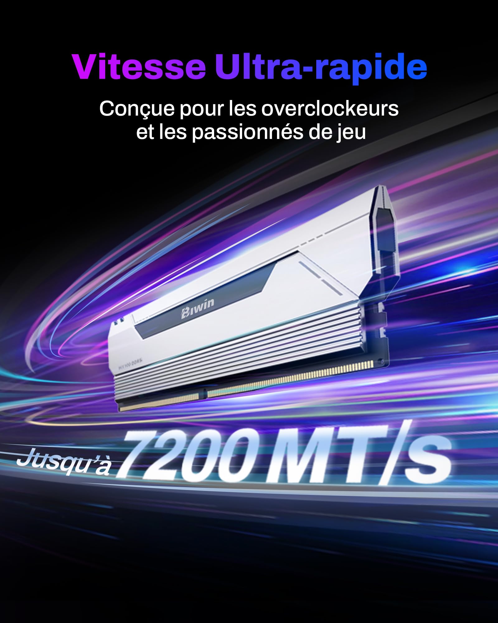 BIWIN Black Opal HX100 Mémoire RAM DDR5 32 Go (2 x 16 Go) 6000 MHz